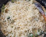 Sajtkrémes, brokkolis tészta 🧀🥦 recept fázis 3 fotója