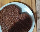 Foto langkah ke 6 dari resep Brownies Hias bentuk Hati.