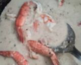 Gambar langkah 4 resipi Sayur Lemak Sawi Bersama Timun Jepun.