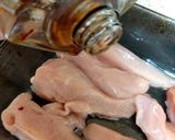A picture of step 1 of My Spiced Roast Chicken pieces in Bang Bang Sauce. 🥰😘.