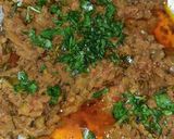 A picture of step 3 of Kaddu (pumpkin) sabzi.