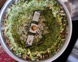 A picture of step 2 of Green Soyabean Curry.