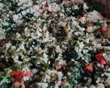 Foto del paso 2 de la receta: Salteado de vegetales al limón 🍋 Espinacas y quinoa salteadas y adherezadas con limón 🍋