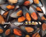 Foto del passaggio 3 della ricetta Risotto con zucca km zero e cozze gourmet di fantasia 👩‍🍳🇮🇹🌍🏡🦪🎃
