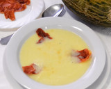 Foto del paso 6 de la receta: Sopa fría de melón con crujiente de jamón
