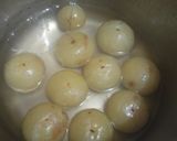 A picture of step 1 of Amla pickle.