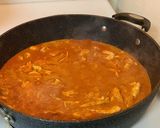 Hình bước làm 4 của món Butter chicken (gà sốt bơ kiểu Ấn)