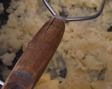 A picture of step 3 of Filet Mignon With Creamy Mashed Potato And kale, Served With A Peppercorn Sauce.