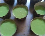 Foto langkah ke 4 dari resep Muffin Pandan Keju (Cuma Diaduk Saja, Mudah).