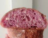 Foto langkah ke 20 dari resep Ubi Ungu Cheddar Sourdough Bread.