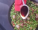 Foto del paso 4 de la receta Guisantes con jamón con un toque de jengibre y soja