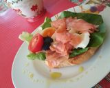 Füstölt lazacos szendvics recept fázis 1 fotója