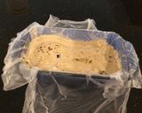 A picture of step 3 of Mocha Chip Ice Cream Sandwich Layer Cake.