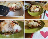 Moussaka, muszaka (rakott padlizsán) 🍆🍅🥔🐮🥛🧀🏛🍽 recept fázis 15 fotója