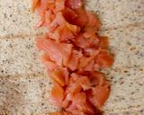 A picture of step 3 of My Salmon + Salad with Healthy Wrap. 😉.
