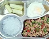 รูปขั้นตอนการทำที่ 3 ของ ผัดพริกสดถั่วฝักยาวหมูสับ สูตรโลว์คาร์บ