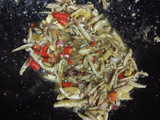 Tumis pare ikan teri