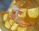 Foto langkah ke 5 dari resep Kari Udang Tahu.