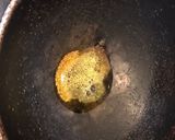 A picture of step 5 of Palak salan.