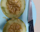 A picture of step 1 of Muskmelon drink -Beat the summer.