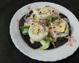 A picture of step 4 of Ragi flour pizza.