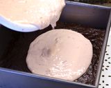 Epres sajtkrémes brownie recept fázis 4 fotója