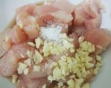 Foto langkah ke 1 dari resep Chicken Salted Egg Nasi Daun Jeruk & Sambal Matah.