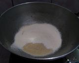 A picture of step 2 of Rava Ladoo.