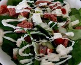 A picture of step 4 of My Corned Beef & Spinach Salad.