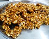 A picture of step 1 of Peanut sessmme chikki and rice puff ladoo.