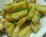A picture of step 8 of Garlic buttery potato wedges.