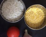 A picture of step 1 of Khichadi.