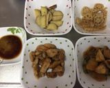 A picture of step 7 of Japanese sweet and sour Chicken with Vegetables.