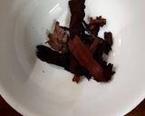 A picture of step 1 of Mutton Rogan Josh (Mutton in Kashmiri style).