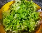 Foto del paso 2 de la receta: Tortilla de lechuga y jamón con centro de queso🥬🧀