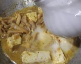 Foto langkah ke 3 dari resep Opor Tahu Jamur.