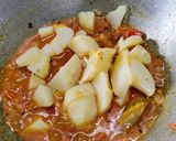 A picture of step 5 of Potato, Dry Yellow Peas Curry (Aloo, Yellow Matar Subzi).