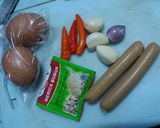 Foto langkah ke 2 dari resep Orak arik sayur + Sosis + Telur.