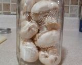 A picture of step 6 of Spicy pickled keilbasa and mushrooms.
