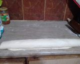 A picture of step 3 of Cinnamon Rolls.