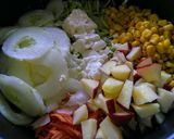 Foto del paso 3 de la receta ENSALADA Dulce de Frutas🍎🍋y 🥕🥒🌽Vegetales...!