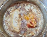 A picture of step 2 of Boondi ki Kadhi.