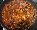 Foto del paso 3 de la receta: Spaghettis con salsa de panceta y hongos