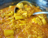 Foto del paso 4 de la receta: Arroz meloso de rape y sepia con fumet de rape y alga fucus