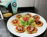 Foto del paso 5 de la receta Minipizzas de patata y queso fit!!! 😍
