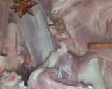 A picture of step 1 of Spicy Mutton Trotter And Bong.