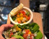 Hình bước làm 2 của món Salsa nhanh lẹ- salad bốn màu
