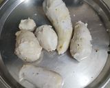 दही की अरबी रेसिपी चरण 1 फोटो