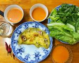 Hình bước làm 11 của món Bánh xèo miền Trung