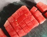 Foto langkah ke 1 dari resep Es semangka susu.